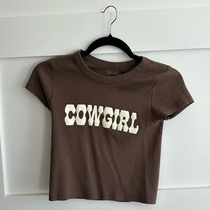 Cowgirl baby tee
